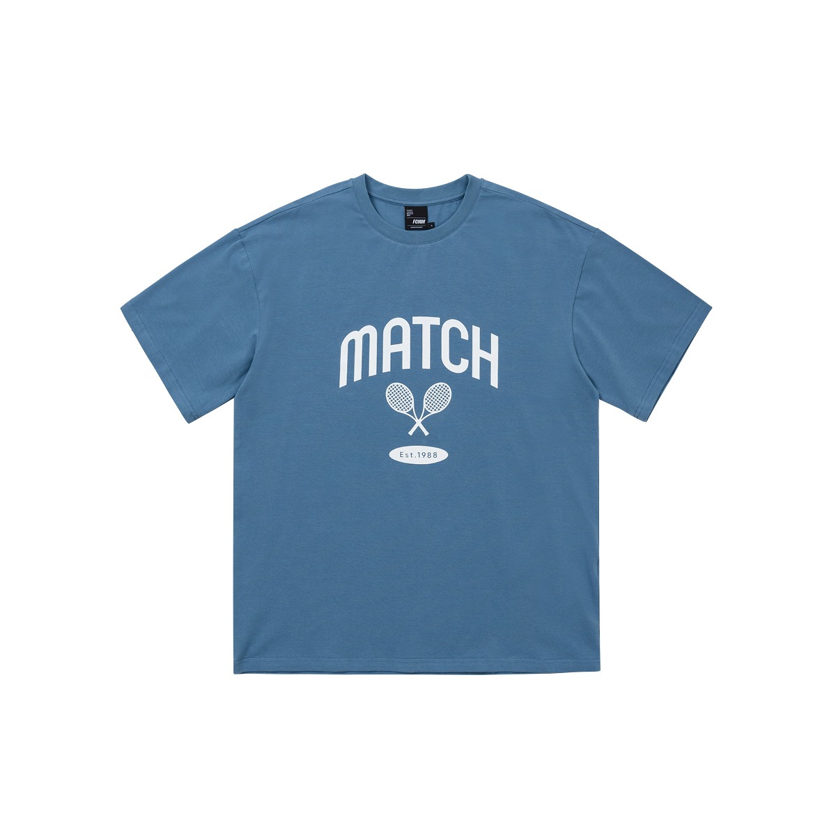 테니스 매치 티셔츠 - 블루