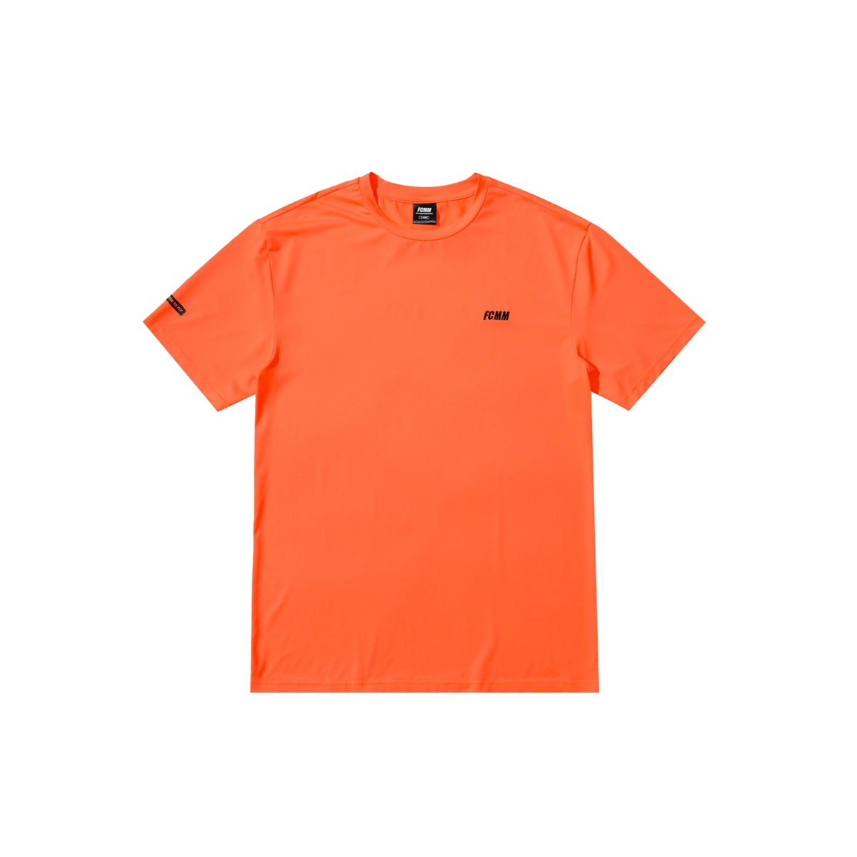 클럽 엠브로이드 에센셜 티셔츠 - 오렌지